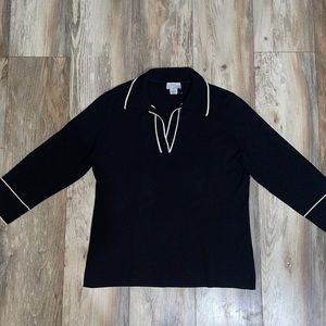 LOFT Ann Taylor Women’s Collar Top. Size: XL